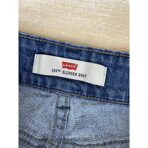 LEVIS 526 Womens The Original Jeans Slender Bootcut Medium Wash Blue | Size 10 - Picture 10 of 13